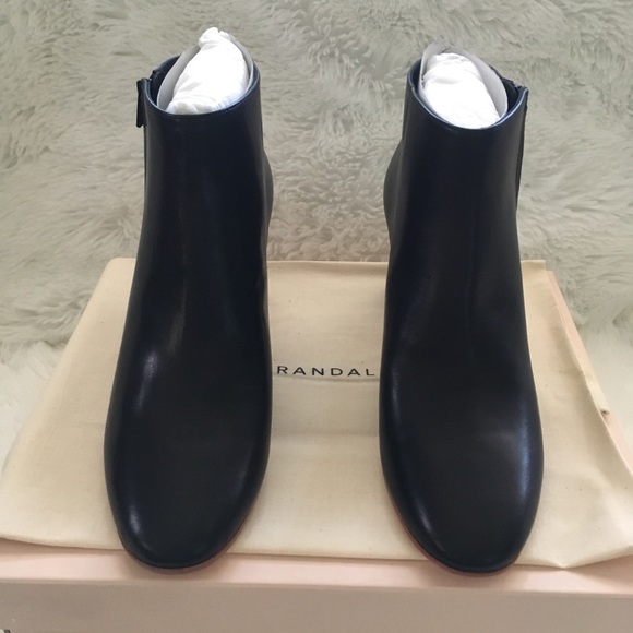 NIB Loeffler Randall leather ankle boots - Picture 4 of 8